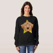 Sweatshirt Propriétaire de chien de chien Labrador (Devant entier)