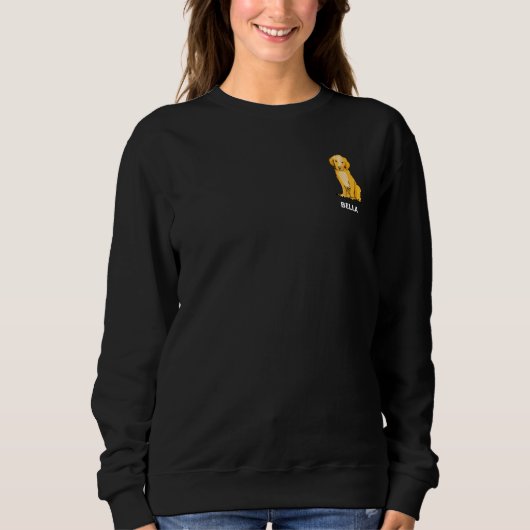 Sweatshirt Propriétaire de chien Golden retriever (Devant)