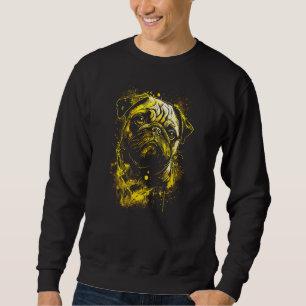 Sweatshirt Propriétaire de chien Pug Pugs Chiens Graffiti Sty