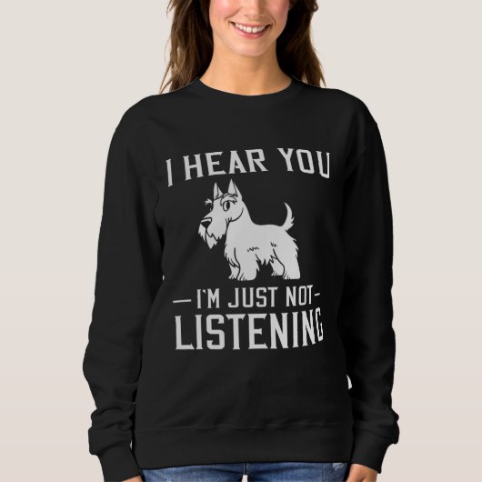 Sweatshirt Propriétaire de chiots Scottish Terrier 1 (Devant)