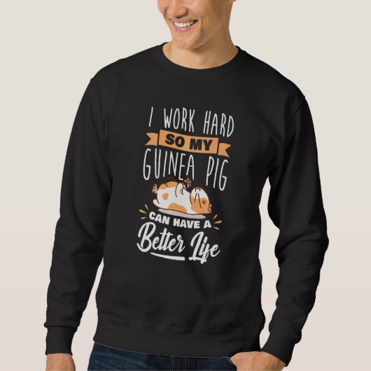 Sweatshirt Propriétaire de cochon d'Inde Cochon d'Inde (Devant)