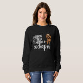 Sweatshirt Propriétaire de Cockapoo Amoureux de chiot ayant u (Devant entier)
