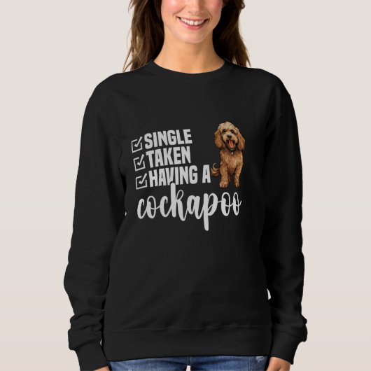 Sweatshirt Propriétaire de Cockapoo Amoureux de chiot ayant u (Devant)