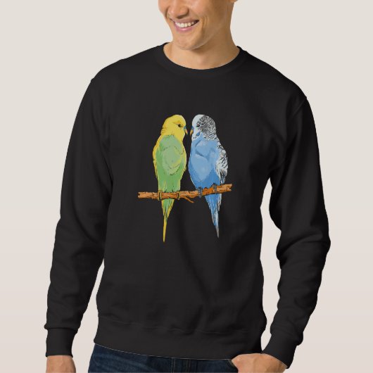 Sweatshirt Propriétaire de perruches Perruche Perruche Maman (Devant)