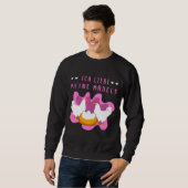 Sweatshirt Propriétaire de poulets (Devant entier)