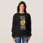 Sweatshirt Propriétaire de quatre chiens (Devant entier)
