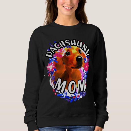 Sweatshirt Propriétaire du chien Dachshund (Devant)