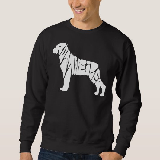 Sweatshirt Propriétaire du Cool Rottweiler (Devant)