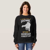 Sweatshirt Propriétaire norvégien des forêts (Devant entier)