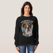 Sweatshirt Propriété de Bulldog (Devant entier)