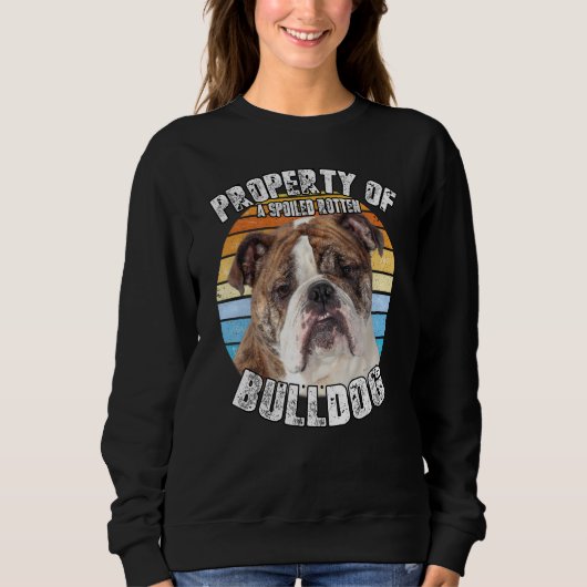 Sweatshirt Propriété de Bulldog (Devant)