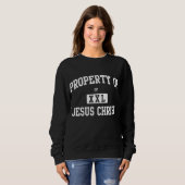 Sweatshirt Propriété de Jésus Christ (Devant entier)