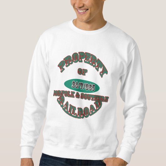 Sweatshirt Propriété de la Norfolk et du sud (Devant)