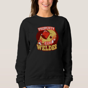 Sweatshirt Propriété Du Casque De Soudage D'Une Soudure À Cha