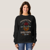 Sweatshirt Prospection d'argent et d'or Chasse de bourdon dep (Devant entier)