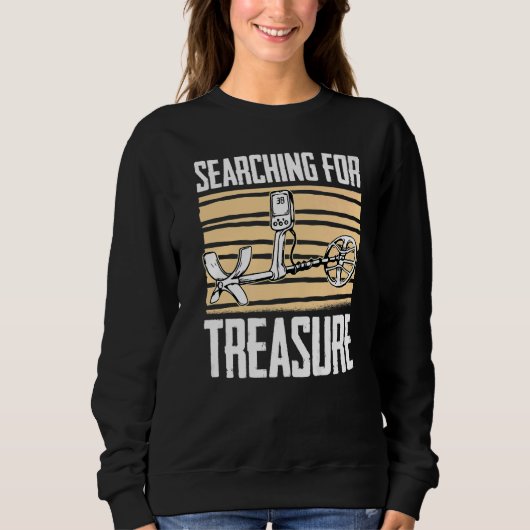 Sweatshirt Prospection De Pierres Géantes Minéraux À La Reche (Devant)