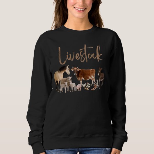 Sweatshirt Protection des animaux d'élevage (Devant)
