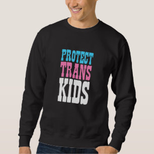 Sweatshirt Protéger les enfants trans Fierté LGBT allié trans