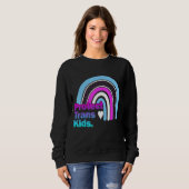 Sweatshirt Protéger Trans Kid Pride Lgbt Rainbow (Devant entier)