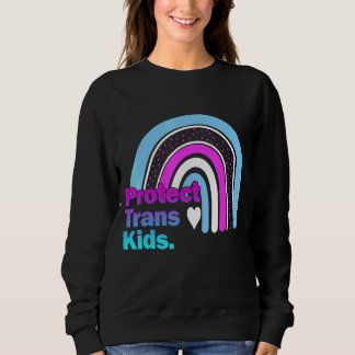 Sweatshirt Protéger Trans Kid Pride Lgbt Rainbow