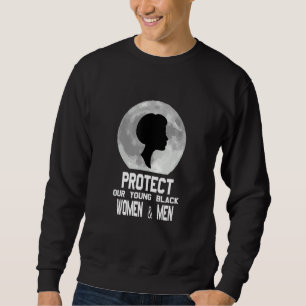 Sweatshirt Protégez nos Black Women & Men Soutien Refuge