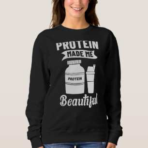 Sweatshirt Protein Shakes Powder Whey Boissons Snacks Vegan F