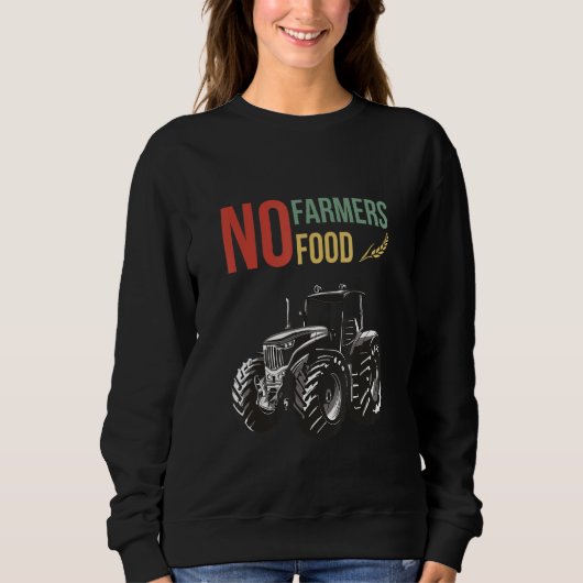 Sweatshirt Protestation des agriculteurs et des agriculteurs  (Devant)