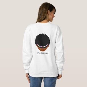 Sweatshirt #Proud2BNaturalMe Afro double face