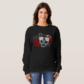 Sweatshirt Proud American Pitbull  USA Pit Bull Dad Mom (Devant entier)