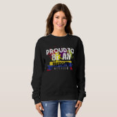 Sweatshirt Proud firefighter Profession career worker working (Devant entier)