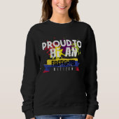 Sweatshirt Proud firefighter Profession career worker working (Devant)