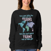 Sweatshirt Proud Girl From Terni  Relocation From Terni (Devant)