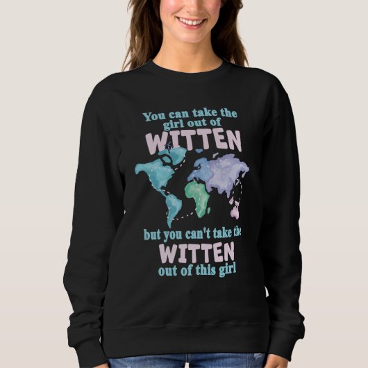 Sweatshirt Proud Girl From Witten Relocation From Witten (Devant)