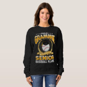 Sweatshirt Proud Grammie Senior Class Of 2024 Baseball Player (Devant entier)