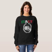 Sweatshirt Proud Italy Table Tennis  Italian Ping Pong Suppor (Devant entier)
