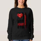 Sweatshirt Proud Open Heart Surgery Warrior Open Heart Surger (Devant)