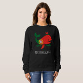 Sweatshirt Proud Portuguese Portugal Flag   (Devant entier)