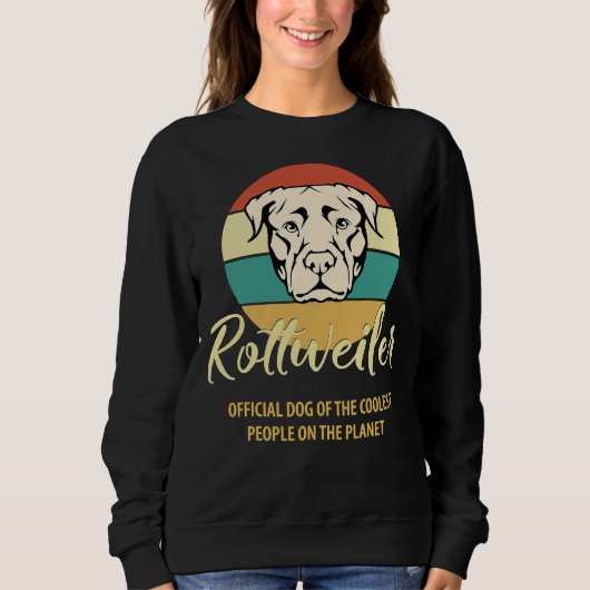 Sweatshirt Proud Rottweiler Owner Rottweiler Puppy Lover Rott (Devant)