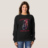 Sweatshirt Proud to be a firefighter forever heroes (Devant entier)