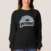 Sweatshirt Proud Transgender Trans Pride Flag Transsexual Ret (Devant)