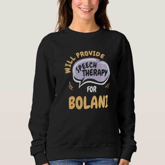 Sweatshirt Provide Speech Therapy for Bolani  Speech Patholog (Devant)