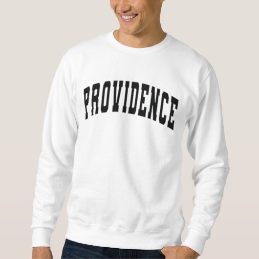 Sweatshirt Providence RI Vintage Varsity College Style (Devant)