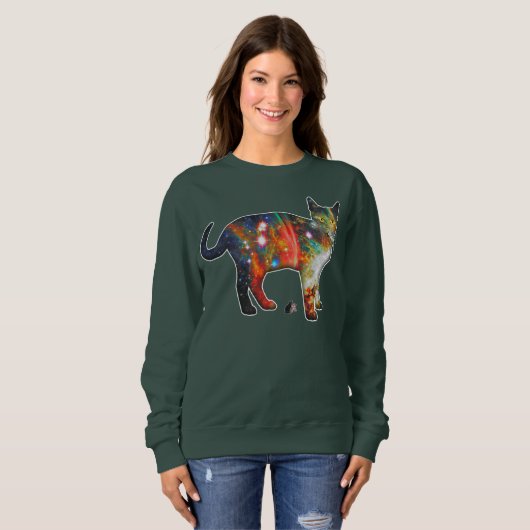Sweatshirt Proxima Espace En T-shirt Chat (Devant entier)