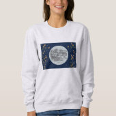 Sweatshirt Psaume 8 minuit (Devant)