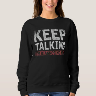 Sweatshirt Psychologue Psychanalyse Diagnostic Psychologie Ps