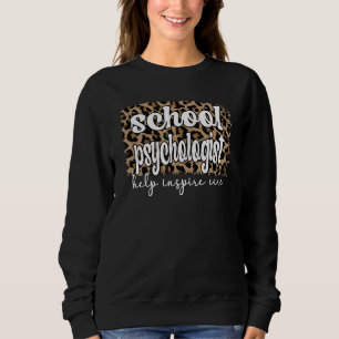 Sweatshirt Psychologue scolaire Psychologie Thé Thé Thé Thé T