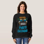 Sweatshirt Puerto Escondido Beaches Mexico Vacation Party Mat (Devant entier)