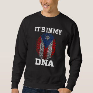 Sweatshirt Puerto Rican Boy Girl C'est dans mon ADN Porto Ric