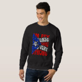 Sweatshirt Puerto Rican Flag Pitorro Boricua Tradition Phrase (Devant entier)