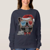Sweatshirt Pug de Christmas (Devant)